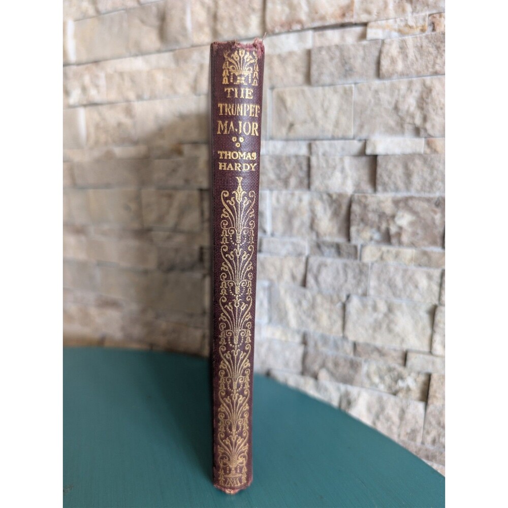 VTG 1928 The Trumpet-Major by Thomas Hardy Embossed Gilt Design Great Britain